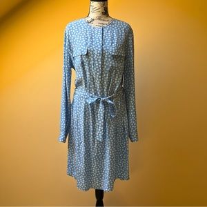 J. McLaughlin Casablanca Silk Shirt Dress